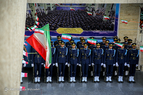 مراسم نمادین بیعت تاریخی همافران با امام خمینی(ره)