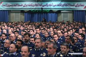 دیدار فرماندهان و کارکنان نیروی هوایی ارتش با رهبر معظم انقلاب