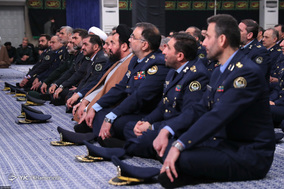 دیدار فرماندهان و کارکنان نیروی هوایی ارتش با رهبر معظم انقلاب