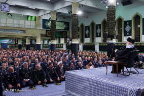 دیدار فرماندهان و کارکنان نیروی هوایی ارتش با رهبر معظم انقلاب