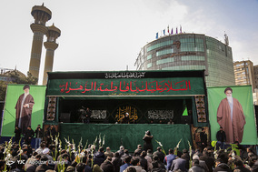 عزاداری سالروز شهادت حضرت زهرا (س) در تهران - میدان فاطمی