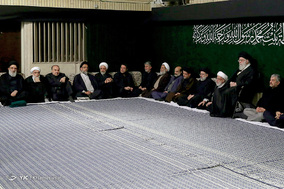 مراسم عزاداری شام شهادت حضرت زهرا(س) در حسینیه امام خمینی(ره)