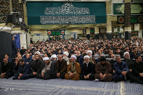 مراسم عزاداری شام شهادت حضرت زهرا(س) در حسینیه امام خمینی(ره)