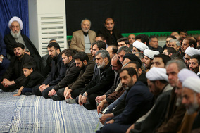 مراسم عزاداری شام شهادت حضرت زهرا(س) در حسینیه امام خمینی(ره)