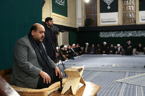 مراسم عزاداری شام شهادت حضرت زهرا(س) در حسینیه امام خمینی(ره)
