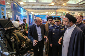 بازدید وزیر اطلاعات از نمایشگاه «اقتدار ۴۰»