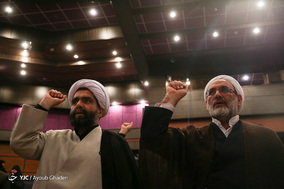 گلبانگ الله اکبر و نورافشانی در شب چهلمین سالگرد پیروزی انقلاب - کیش