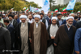 حضور حجت الاسلام محمدجعفر منتظری دادستان کل کشور در جشن ۲۲ بهمن چهل سالگی جزیره کیش