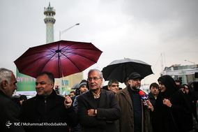 حضور علی ربیعی وزیر سابق کار و رفاه در جشن ۲۲ بهمن چهل سالگی