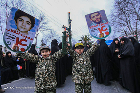 جشن ۲۲ بهمن چهل سالگی در شهر ساری