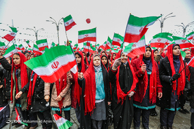 جشن ۲۲ بهمن چهل سالگی در شهر همدان
