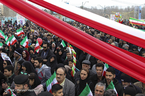 جشن ۲۲ بهمن چهل سالگی در شهر کرج