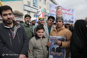 جشن ۲۲ بهمن چهل سالگی در شهر کرمانشاه