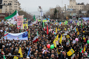 جشن ۲۲ بهمن چهل سالگی در شهر مشهد