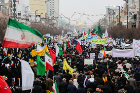 جشن ۲۲ بهمن چهل سالگی در شهر مشهد