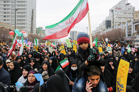 جشن ۲۲ بهمن چهل سالگی در شهر مشهد