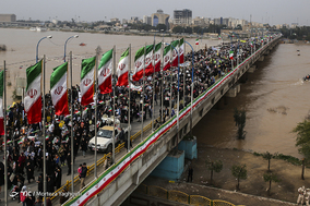 جشن ۲۲ بهمن چهل سالگی در شهر اهواز