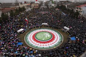 جشن ۲۲ بهمن چهل سالگی در شهر رشت