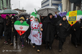 جشن ۲۲ بهمن چهل سالگی در شهر رشت