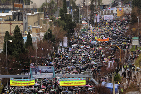 جشن ۲۲ بهمن چهل سالگی در شهر شیراز