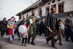 جشن ۲۲ بهمن چهل سالگی در شهر قزوین