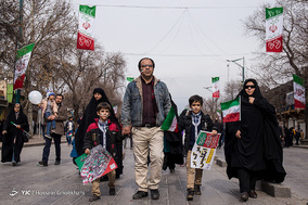 جشن ۲۲ بهمن چهل سالگی در شهر قزوین