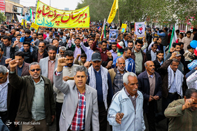 جشن ۲۲ بهمن چهل سالگی در شهر رودان
