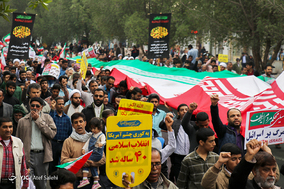 جشن ۲۲ بهمن چهل سالگی در شهر رودان
