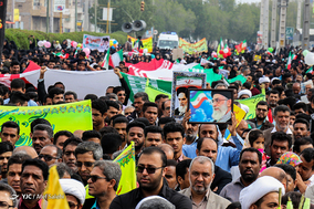 جشن ۲۲ بهمن چهل سالگی در شهر رودان