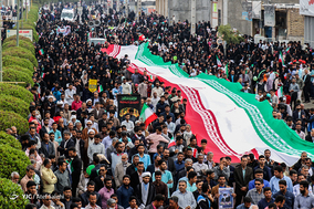 جشن ۲۲ بهمن چهل سالگی در شهر رودان