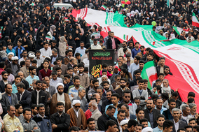 جشن ۲۲ بهمن چهل سالگی در شهر رودان