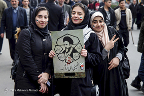 جشن ۲۲ بهمن چهل سالگی در شهر تبریز