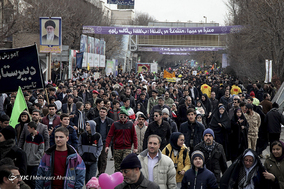 جشن ۲۲ بهمن چهل سالگی در شهر تبریز