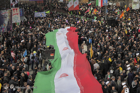جشن ۲۲ بهمن چهل سالگی در شهر تبریز