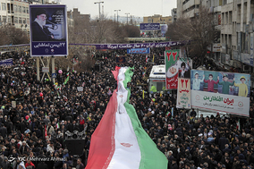 جشن ۲۲ بهمن چهل سالگی در شهر تبریز
