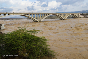 طغیان رودخانه آبنما در رودان