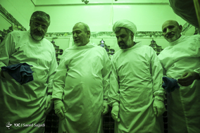 آیین غبارروبی امام‌زادگان عینعلی و زینعلی(ع)