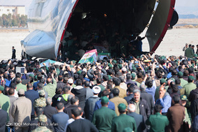 ورود پیکر شهدا و مجروحان حادثه تروریستی زاهدان به اصفهان