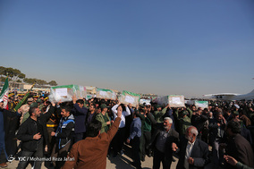 ورود پیکر شهدا و مجروحان حادثه تروریستی زاهدان به اصفهان