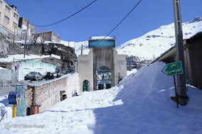 منظره برفی امامزاده داوود (ع)
