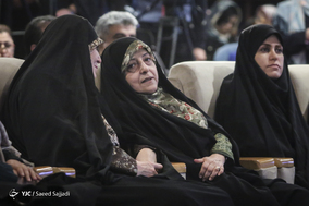 حضور معصومه ابتکار، معاون رییس‌جمهور در امور زنان و خانواده در مراسم افتتاحیه هشتمین جشنواره بین‌المللی مد و لباس فجر