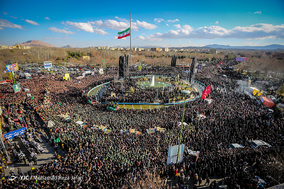 تشییع پیکر مطهر ۲۷ شهید مدافع حریم امنیت
