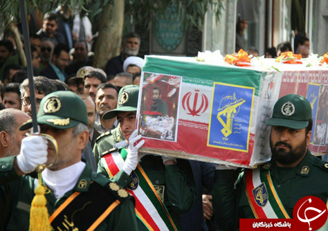 تشییع پیکر شهید حمله تروریستی نیکشهر در زاهدان + تصاویر