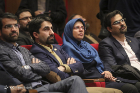 بهاره آروین، عضو شورای شهر تهران در آیین اختتامیه جشنواره تجارب مدیران شهری