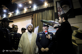 امیر سرتیپ خلبان عزیز نصیرزاده، فرمانده نیروی هوایی ارتش جمهوری اسلامی ایران در حاشیه آیین دانش‌آموختگی دانشجویان دانشگاه هوایی شهید ستاری