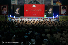 مراسم گرامیداشت شهدای امنیت پایدار لشکر ۱۴ امام حسین(ع)