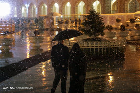 شب برفی مشهد