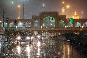 شب برفی مشهد