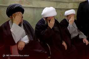 تشییع پیکر آیت الله مومن / قم