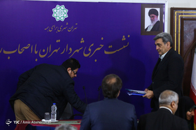 نخستین نشست خبری پیروز حناچی شهردار تهران